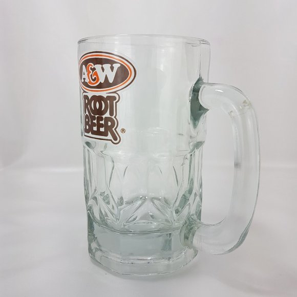 Vintage A&W Root Beer Mug Regular Large A&W Glass Mug - Picture 2 of 12